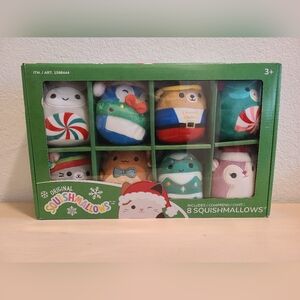 Squishmallows Plush Ornaments - Set of 8